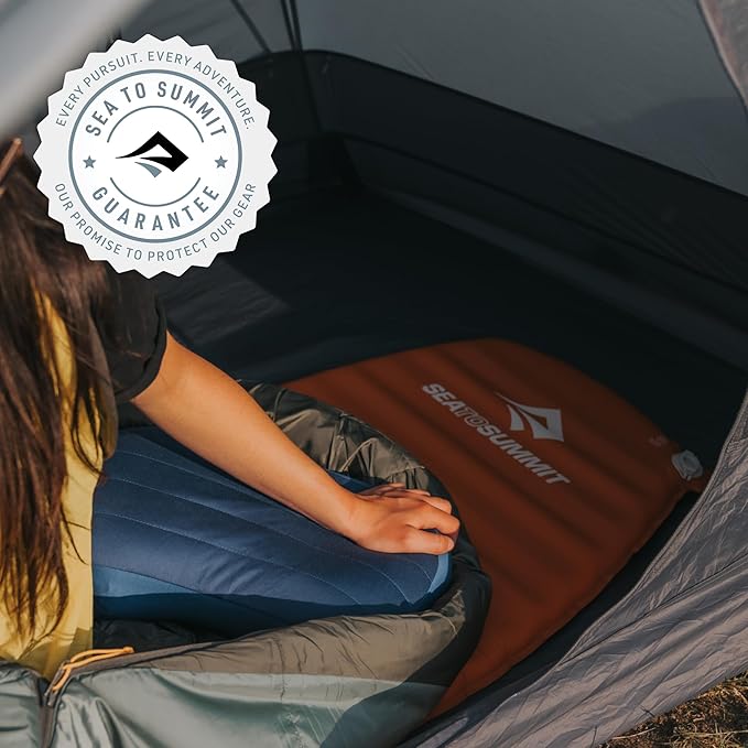 Sea to Summit Pursuit Self-Inflating Sleeping Mat for Camping and Backpacking, Tapered - Regular (72 x 22 x 2 inches)