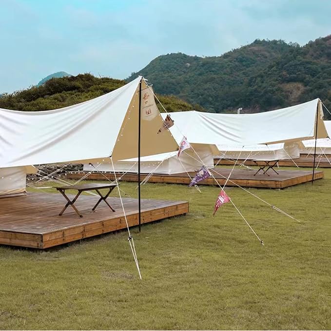 8 Pack 4mm Guy Lines Ultralight Tent Cords with Aluminum Adjuster Tensioner Outdoor Camping Guylines Ropes for Tent Tarp,Climbing,Hiking Backpacking (Black)