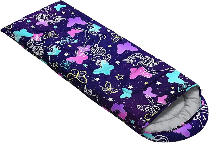 QOOMO Camping Sleeping Bags,3 Season Warm & Cool Weather,Lightweight,Waterproof Sleeping Bags for Adults & Kids,Traveling,and Outdoors,Camping Gear Equipment