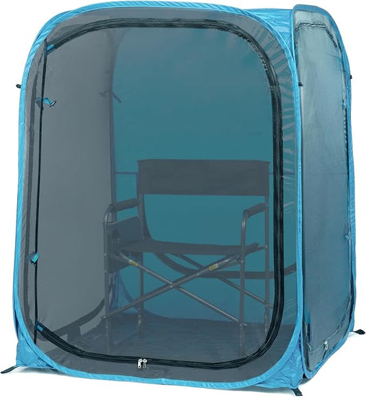 WeatherPod® The Original Shark Tank MyPod??Mesh 1-2 Person Pop-Up Screen Pod - Keeps Out Bugs, Mosquitos, and Harmful UV Rays - UPF 50 for Maximum Protection from The Sun