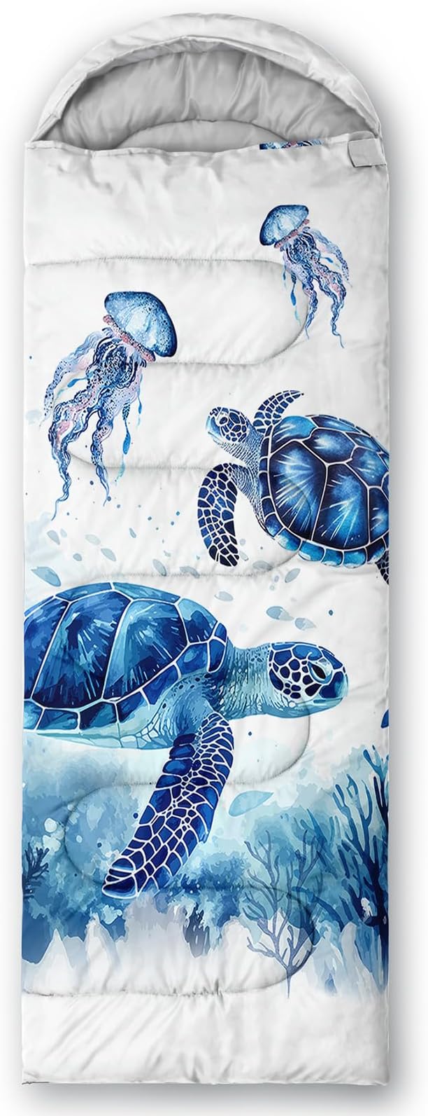 QOOMO Camping Sleeping Bags,3 Season Warm & Cool Weather,Lightweight,Waterproof Sleeping Bags for Adults & Kids,Traveling,and Outdoors,Camping Gear Equipment