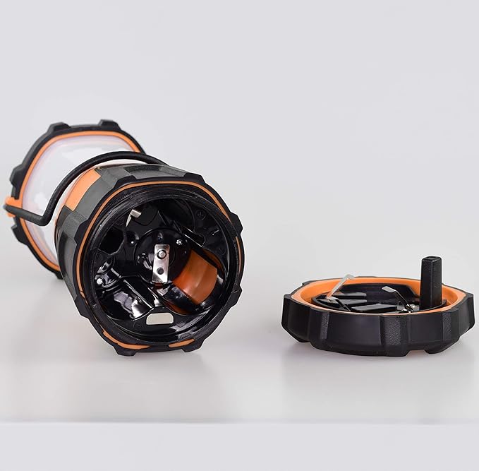 Blazin Fireball LED Camping Lantern - 1000LM Battery Powered Lanterns for Power Outages - Waterproof Light, 4 Modes, 20+ Hour Runtime