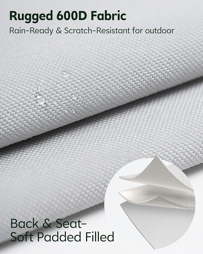 CLIPOP Double Camping Chair with Canopy, Portable Outdoor Folding Chair with Cup Holders, Side Pocket, Oversized Beach Chair with Canopy Shade for Lawn Patio Hiking, Blue