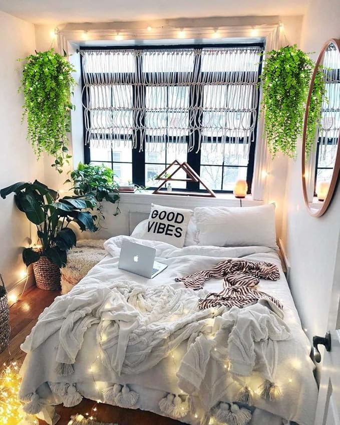 Hanging Plants Outdoor UV Resistant Faux Hanging Plants Indoor Artificial Decor outdoor artificial hanging plants for Wall House Room Patio Indoor Outdoor Home Shelf Office Decor in 3 Pcs(Green)