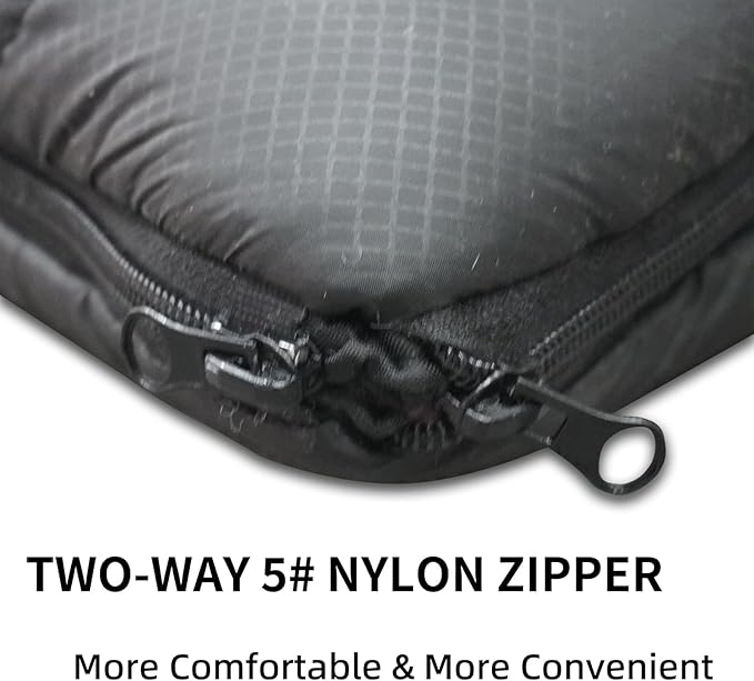 Polycotton Sleeping Bag for Adult&Kids,Cold&Warm Weather Large with Compression Sack and Water Resistant for Family Camping,Travel and Car Camping