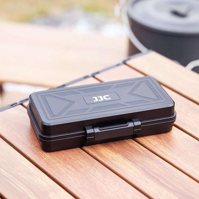 JJC Multi-Function Camera Battery Memory Card Storage Case for 6 SD Card,6 CFexpress Type-B/XQD Cards,5 CFexpress Type-A Cards,8 AA Batteries,3 Camera Batteries Holder Box for LP-E6 NP-FZ100 NPW235