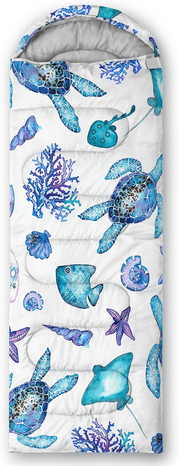 QOOMO Camping Sleeping Bags,3 Season Warm & Cool Weather,Lightweight,Waterproof Sleeping Bags for Adults & Kids,Traveling,and Outdoors,Camping Gear Equipment