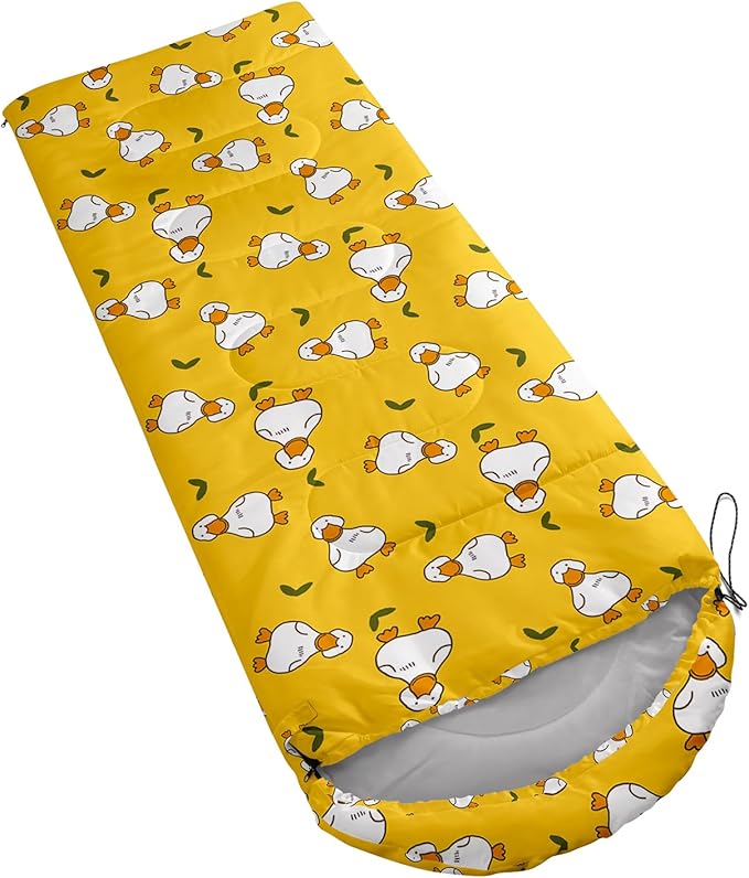 Axolotl Unicorn Sleeping Bag for Kids Boys Girls–Lightweight Warm Cold Weather Sleeping Bags,Waterproof Portable Sleeping Bag with Compression Sack for Camping Backpacking Outdoor Indoor