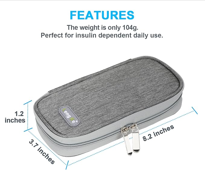 YOUSHARES Insulin Cooler Travel Case - Organizer Insulin Case for Diabetes Accessories Keep Supplies Safe and Cold