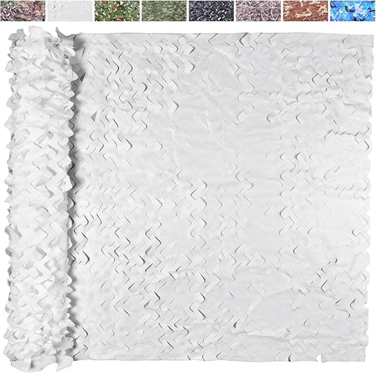 Camo Netting Camouflage Netting 20x20 10x20 10x10 Bulk Roll Burlap Camo Tarp Sunshade Net for Hunting Blind Dinosaur Birthday Jungle MilitaryTheme Party Decoration Camping Shooting