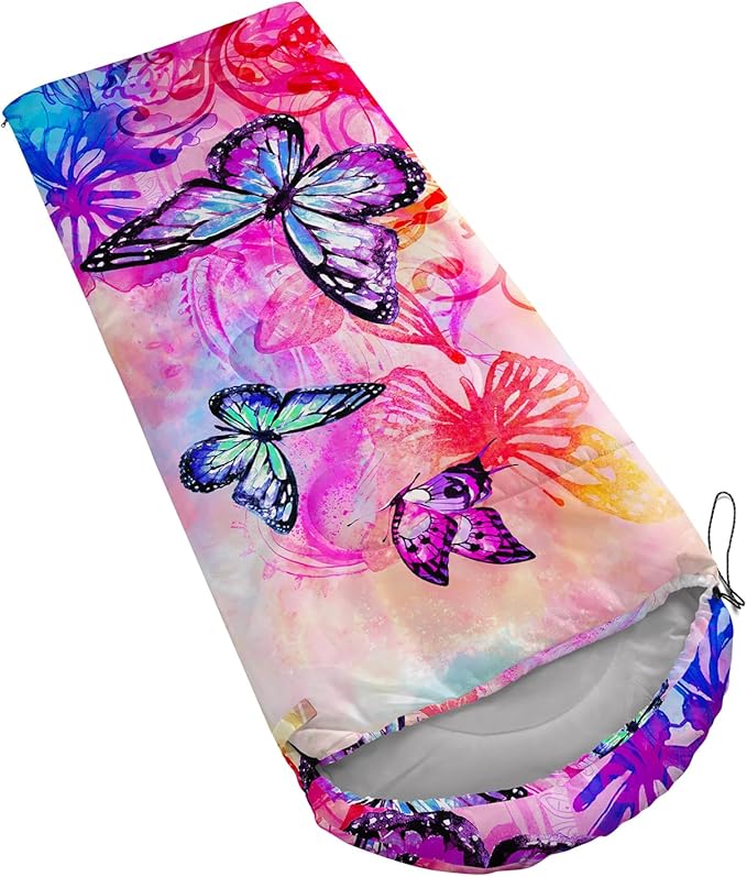 QOOMO Camping Sleeping Bags,3 Season Warm & Cool Weather,Lightweight,Waterproof Sleeping Bags for Adults & Kids,Traveling,and Outdoors,Camping Gear Equipment