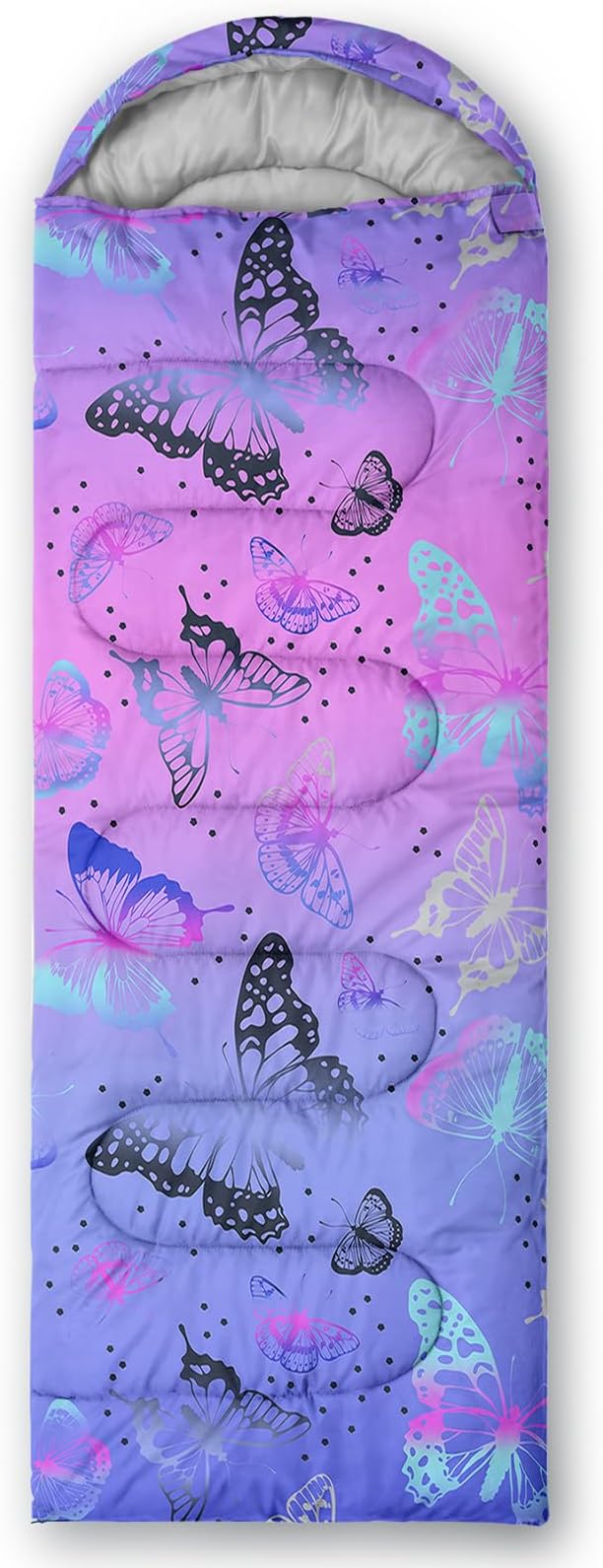 QOOMO Camping Sleeping Bags,3 Season Warm & Cool Weather,Lightweight,Waterproof Sleeping Bags for Adults & Kids,Traveling,and Outdoors,Camping Gear Equipment