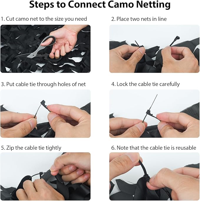 Camo Netting Camouflage Netting 20x20 10x20 10x10 Bulk Roll Burlap Camo Tarp Sunshade Net for Hunting Blind Dinosaur Birthday Jungle MilitaryTheme Party Decoration Camping Shooting