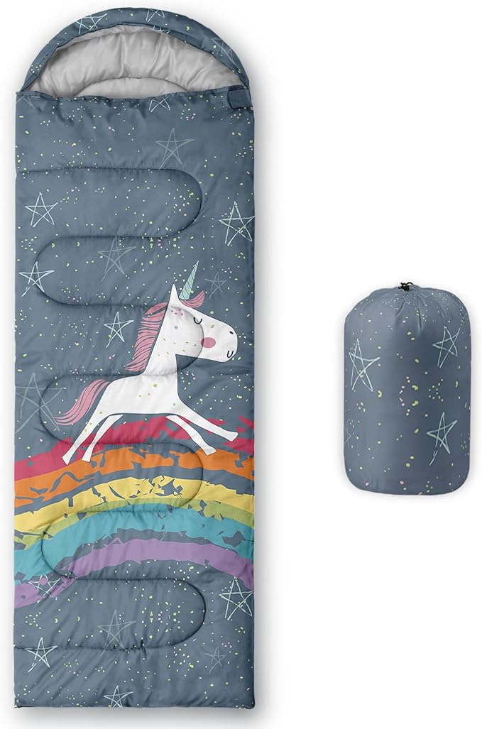 BailiPromise Camping Sleeping Bags,3 Season Warm & Cool Weather,Lightweight,Waterproof Sleeping Bags for Adults & Kids,Traveling,and Outdoors,Camping Gear Equipment