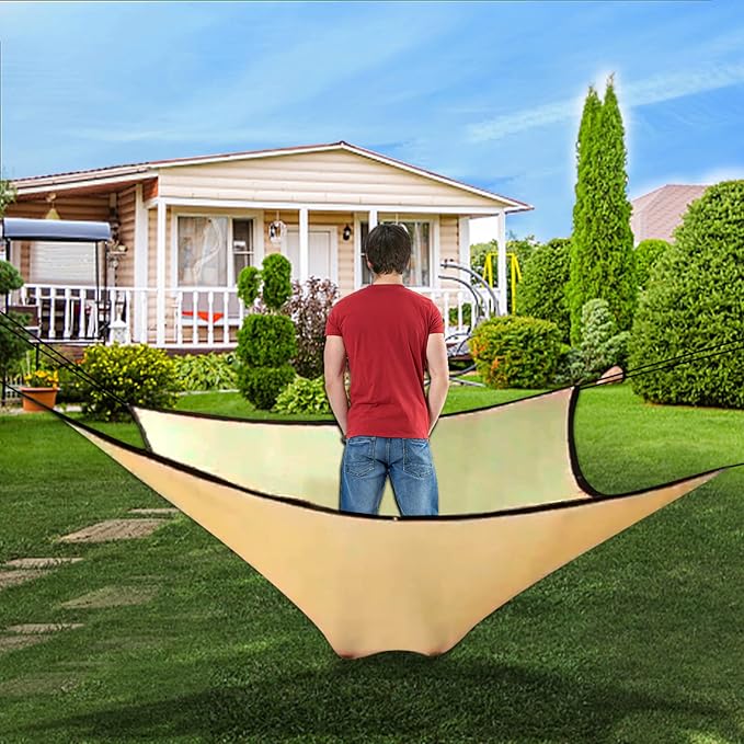 Shade Cloth - Pergola Sun Shade 90% Outdoor Shade Fabric with Grommets for Pergola Cover Patio Gazebo Deck Garden Porch Wheat(6 * 12FT)