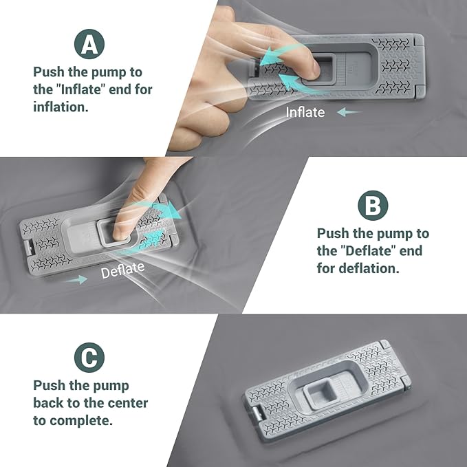 Elegear Self Inflating Sleeping Pad, Built-in Electric Pump 3.1" Ultra-Thick Memory Foam Camping Mattress with Pillow Foam Sleeping Pad for Camping R-Value 9.5 Foam Camping Pad for Car/Traveling