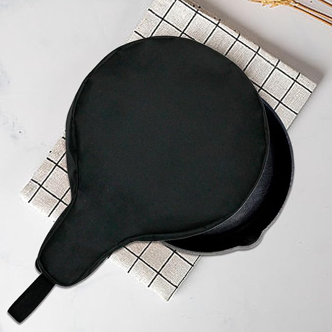 Cast Iron Camping Skillet Bag for 8'' 10'' 12'' Skillets, Durable Skillet Pan Storage Bag Water Resistant Frying Pan Bag with Hanging Loop, Lightweight Skillet Bag for Camping Outdoors,2 pcs