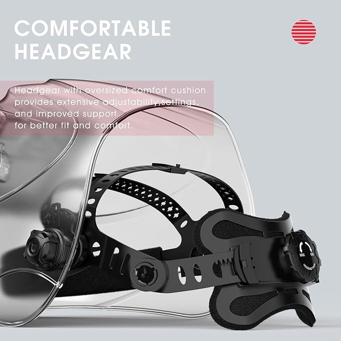 YESWELDER Auto Darkening Welding Helmet, Blue Light Blocking, 1/1/1/1 True Color Solar Powered Welding Hood with 2 Arc Sensors, Wide Shade 3.5/9-13 Welder Mask for TIG MIG ARC and Grind