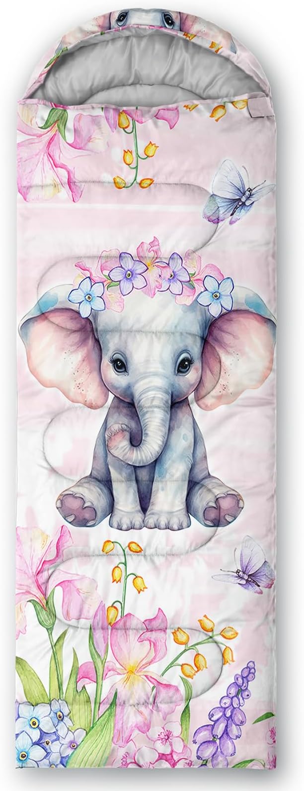 AILONEN Outer Space Astronaut Camping Sleeping Bags,Lightweight & Waterproof,3 Season Warm & Cool Weather,Cartoon Sleeping Bags for Kids,Boys Girls Travelling,Outdoors