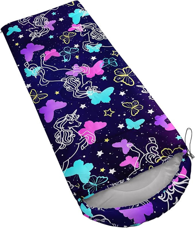 QOOMO Camping Sleeping Bags,3 Season Warm & Cool Weather,Lightweight,Waterproof Sleeping Bags for Adults & Kids,Traveling,and Outdoors,Camping Gear Equipment