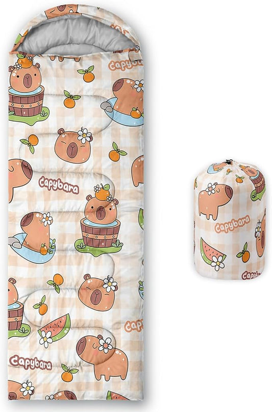 Sea Turtle Sleeping Bag for Kids Boys Girls,Ocean Themed Camping Gear,Waterproof Compact Sleeping Bag for Camping Backpacking Outdoor Hiking.