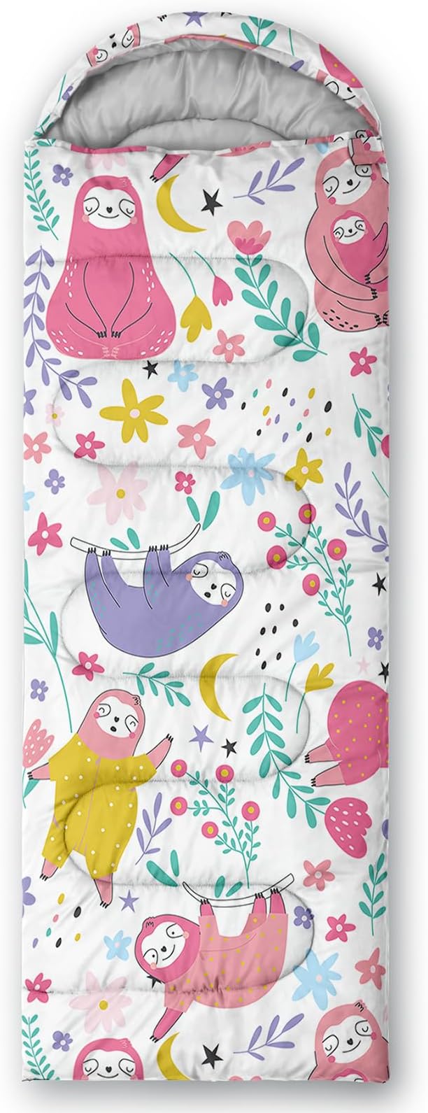 QOOMO Camping Sleeping Bags,3 Season Warm & Cool Weather,Lightweight,Waterproof Sleeping Bags for Adults & Kids,Traveling,and Outdoors,Camping Gear Equipment