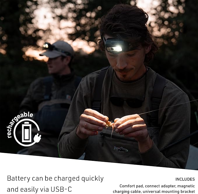 Ledlenser, HF8R CORE RGB, Hands Free, Rechargeable Headlamp, Dust and Water Resistant, 1600 Lumens, Camo