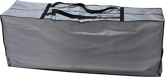 Outdoor Rectangular Cushion/Cover Storage Bag, Protective Zippered Storage Bags with Handles, 60"X20"X28" Grey
