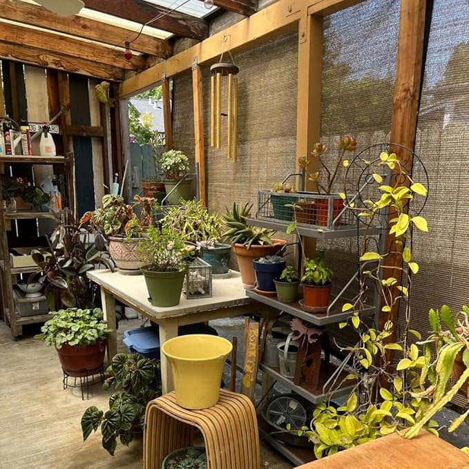 90% Sun Shade Cloth for Patio, 10x20 Ft Breathable Sunshade Fabric for Garden, UV Resisant & Privacy Protection Shade Screen for Pergola, Backyard, Deck, Pool, Balcony, Mocha