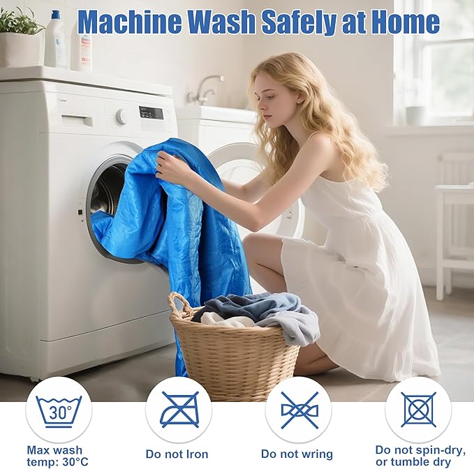 2-in-1 Detachable Sleeping Bag,Waterproof 4-Season Adult Sleeping Bags w/Removable Cotton Liner – Converts to 2 Lightweight Bags for Camping, Hiking, Travel