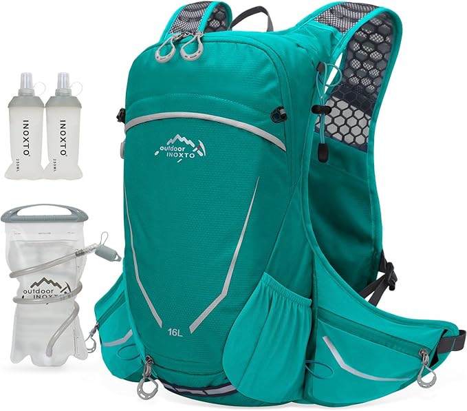 16L Hydration Backpack with Free 2-Liter Water Bladder,The Lightweight Hydration Pack for Cycling, Hiking, Skiing