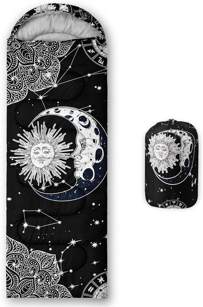 CVHOUSE Camping Sleeping Bags,3 Season Warm & Cool Weather,Lightweight,Waterproof Sleeping Bags for Adults & Kids,Traveling,and Outdoors,Camping Gear Equipment