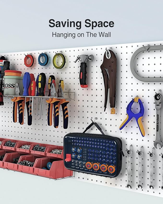 Luxtude Battery Organizer Storage Case with Tester, Clear Batteries Storage Organizers Holds 102 PCS, Hard Battery Holder Organizers, Drawer Caddy & Daddy,Camping Accessories (Batteries Not Included)