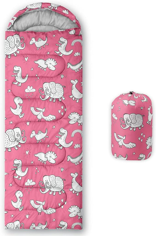 BSNTHO Camping Sleeping Bags,3 Season Warm & Cool Weather,Lightweight,Waterproof Sleeping Bags for Adults & Kids,Traveling,and Outdoors,Camping Gear Equipment