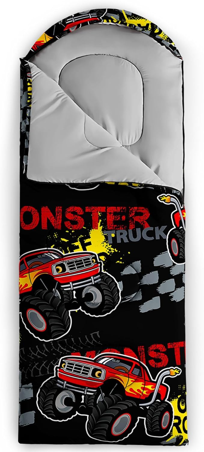 QOOMO Camping Sleeping Bags,3 Season Warm & Cool Weather,Lightweight,Waterproof Sleeping Bags for Adults & Kids,Traveling,and Outdoors,Camping Gear Equipment