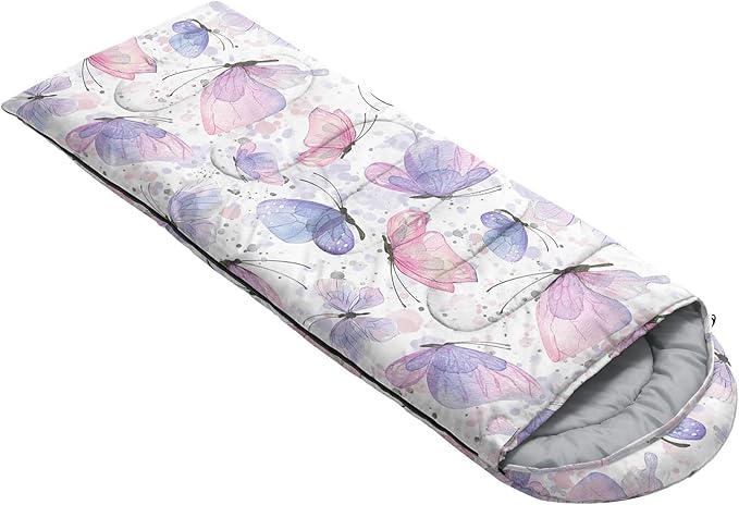 Kids Sleeping Bag for Boys Girls,3D Basketball Print-Lightweight Warm Portable Outdoor Indoor-Waterproof Cold Weather Resistant Sleeping Bag for Camping Hiking