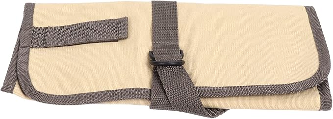 Camping Tableware Organize Bag, Knife Roll Cookware Set Canvas Storage Portable Hanging Picnic Cutlery Tablewares Storages Hang Out Equipment Hygiene Lightweight for Outdoor Barbecue Activities