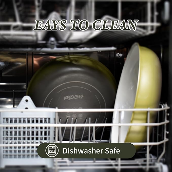 3-ply Stainless Steel Frying Pan,With Titanium Ceramic Coating,Detachable Handle,Dishwasher and Induction&Oven Safe,Compatible All Cooktops,10 inch