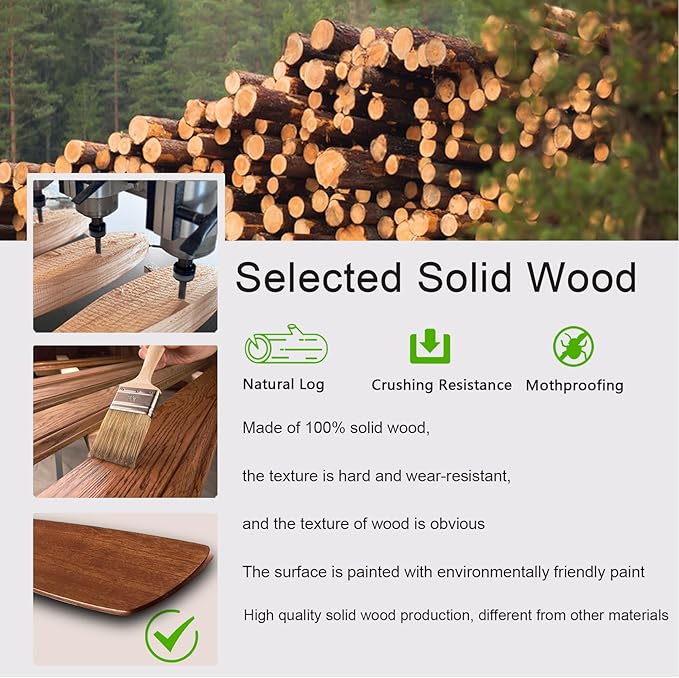 56" Wooden Ceiling Fans with Lighted Remote Control, Indoor Outdoor Wooden Ceiling Fan, Outdoor Modern Ceiling Fan with 3 Fan Blades for Patio, Living Room, Office, Hallway and More.……