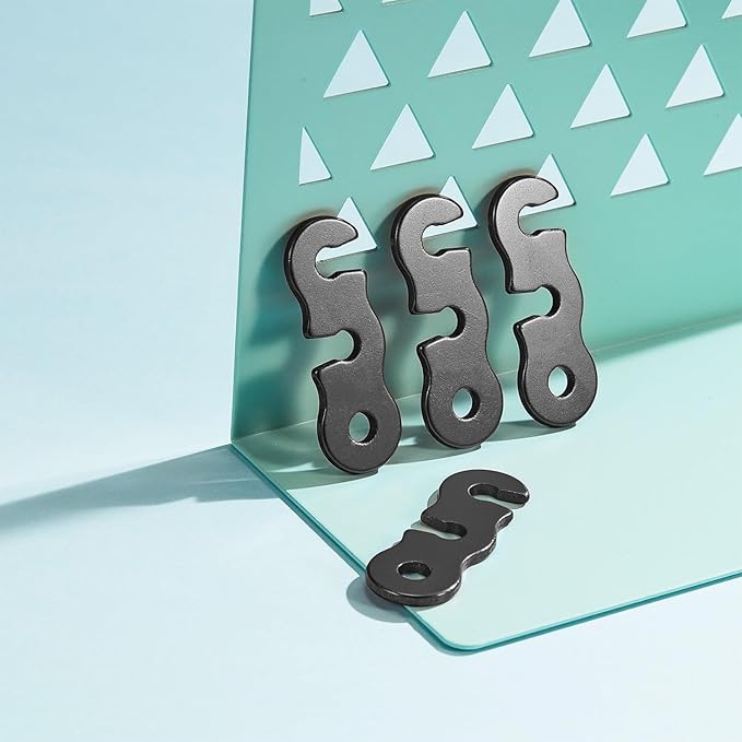 SATINIOR Guyline Tensioner Aluminum Alloy Tent Cord Paracord Tensioner Guy Line Rope Adjusters Cam Jam Cord Tighteners for Outdoor Tent Camping Hiking Accessories