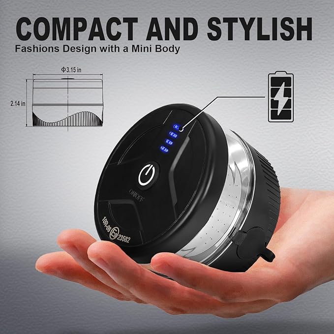 Agrieyes USB-C Wireless Beacon Light, 32 LED Rechargeable Strobe Lights with Magnetic, Mini Amber Flashing Warning Emergency Safety Lights for Trucks Vehicles Tractor, Portable Waterproof