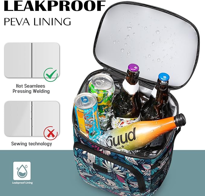 Tuwubi Cooler Backpack 35/42 Cans, Backpack Coolers Insulated Leak Proof for Men Women, Waterproof Soft Sided Lunch Camping Beach Travel Ice Chest Backpack Cooler Bag