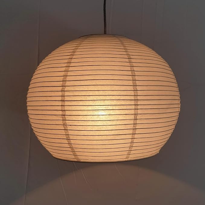 Hemispherical Lamp Shade (14 Inch) White Folding Paper Lamp Shade Chinese Lantern