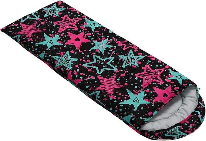 QOOMO Camping Sleeping Bags,3 Season Warm & Cool Weather,Lightweight,Waterproof Sleeping Bags for Adults & Kids,Traveling,and Outdoors,Camping Gear Equipment