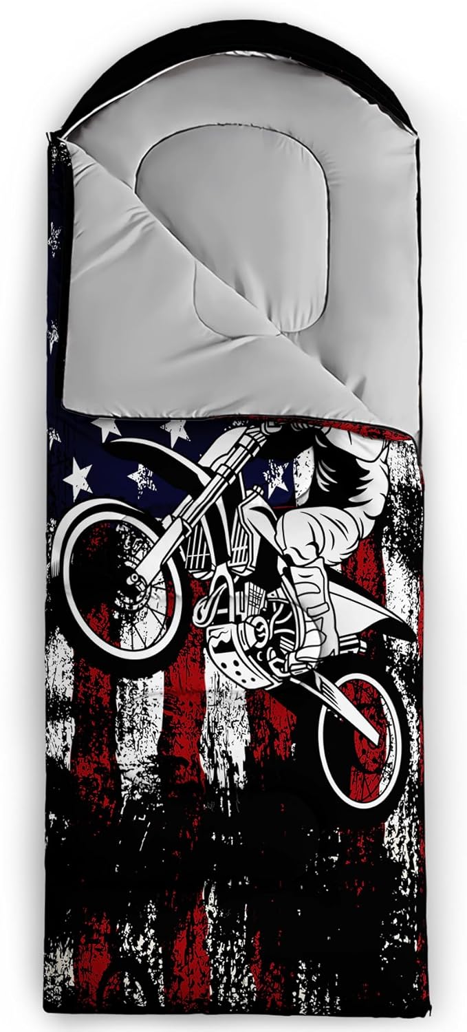 Axolotl Unicorn Sleeping Bag for Kids Boys Girls–Lightweight Warm Cold Weather Sleeping Bags,Waterproof Portable Sleeping Bag with Compression Sack for Camping Backpacking Outdoor Indoor