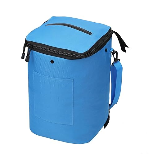 Boat Trash Can, Portable Boat Trash Bag, Reusable Boat Garbage Bag, Easy to Install & Clean, 3.96 Gallons Multi-Purpose Boating Equipment Accessories for Fishing Kayak Pontoon Boat (1PCS Blue)
