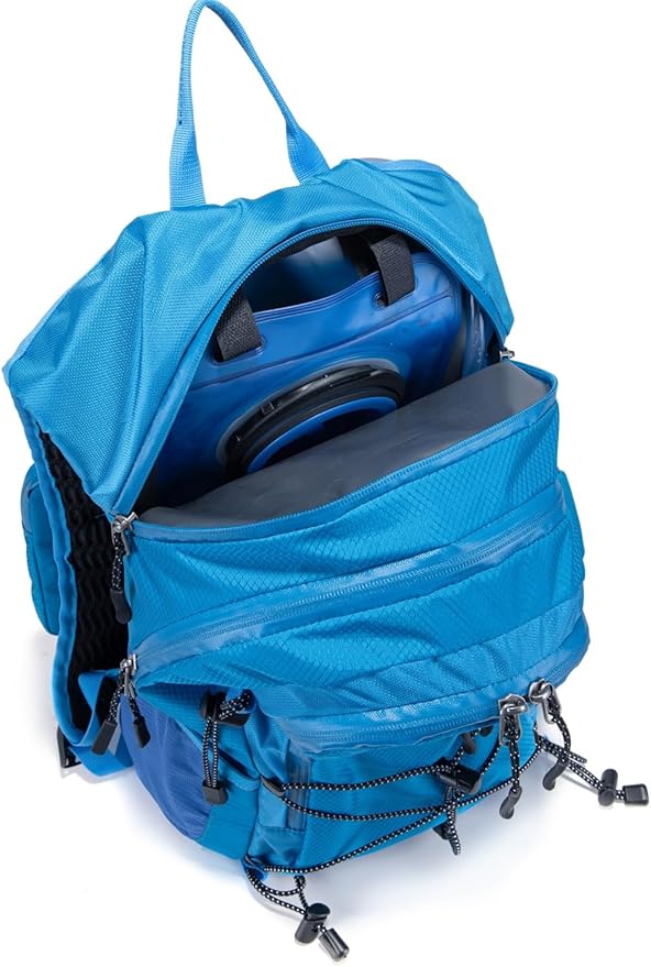 Insulated Hydration Backpack Pack with 2L Water Bladder Lightweight 22L Hiking Backpack Bag for Women Men Daypack for Hiking Running Festival Camping Biking