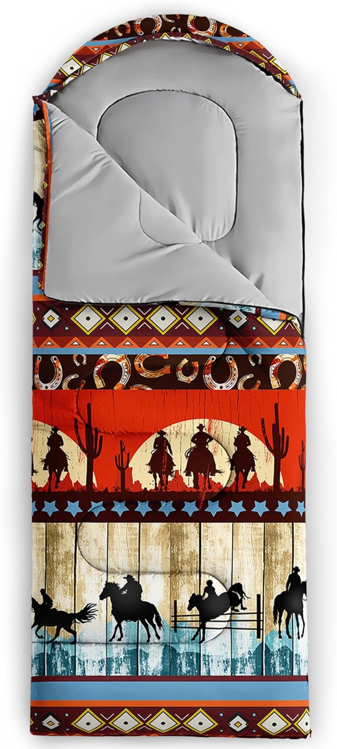 QOOMO Camping Sleeping Bags,3 Season Warm & Cool Weather,Lightweight,Waterproof Sleeping Bags for Adults & Kids,Traveling,and Outdoors,Camping Gear Equipment