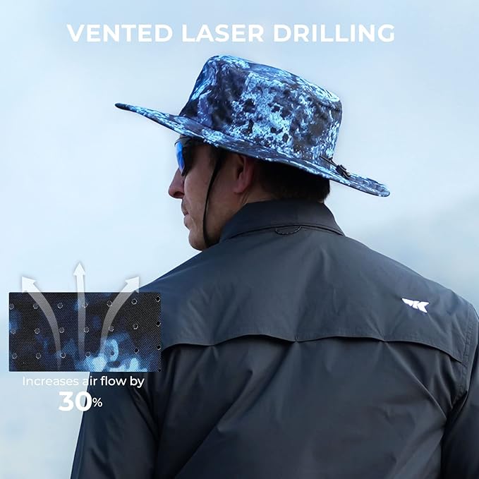 KastKing Sol Armis UPF 50 Boonie Hat - Sun Protection, Fishing, Beach & Hiking, Paddling, Rowing, Kayaking