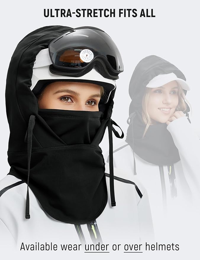 baleaf Balaclava Ski Mask Winter Water Resistant Face Mask for Women Men Cold Weather Gear Skiing Snowboarding Neck Gaiter
